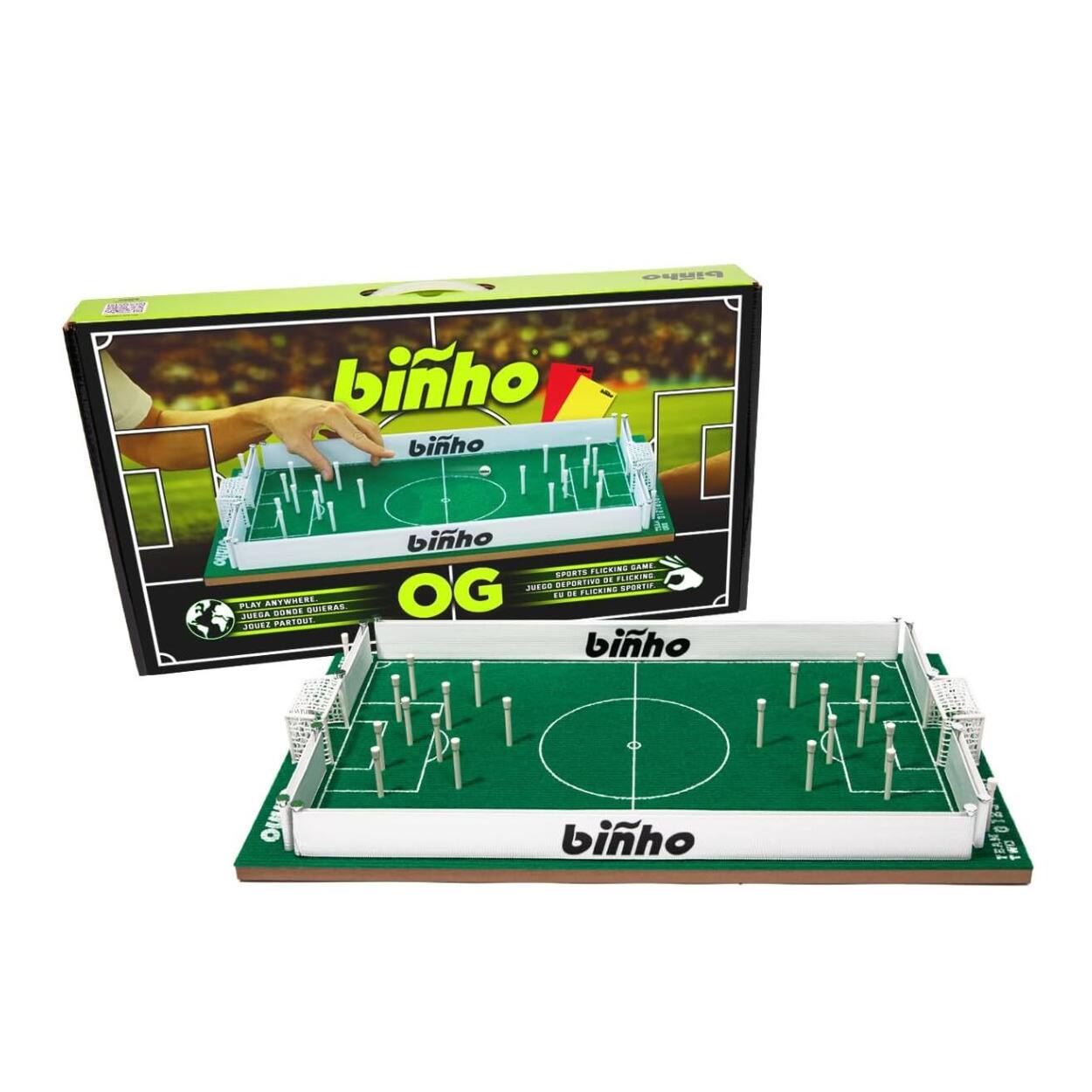 Binho Board - OG Board Game 2-Player Fast-Paced Finger Flicker Pinball Board Games