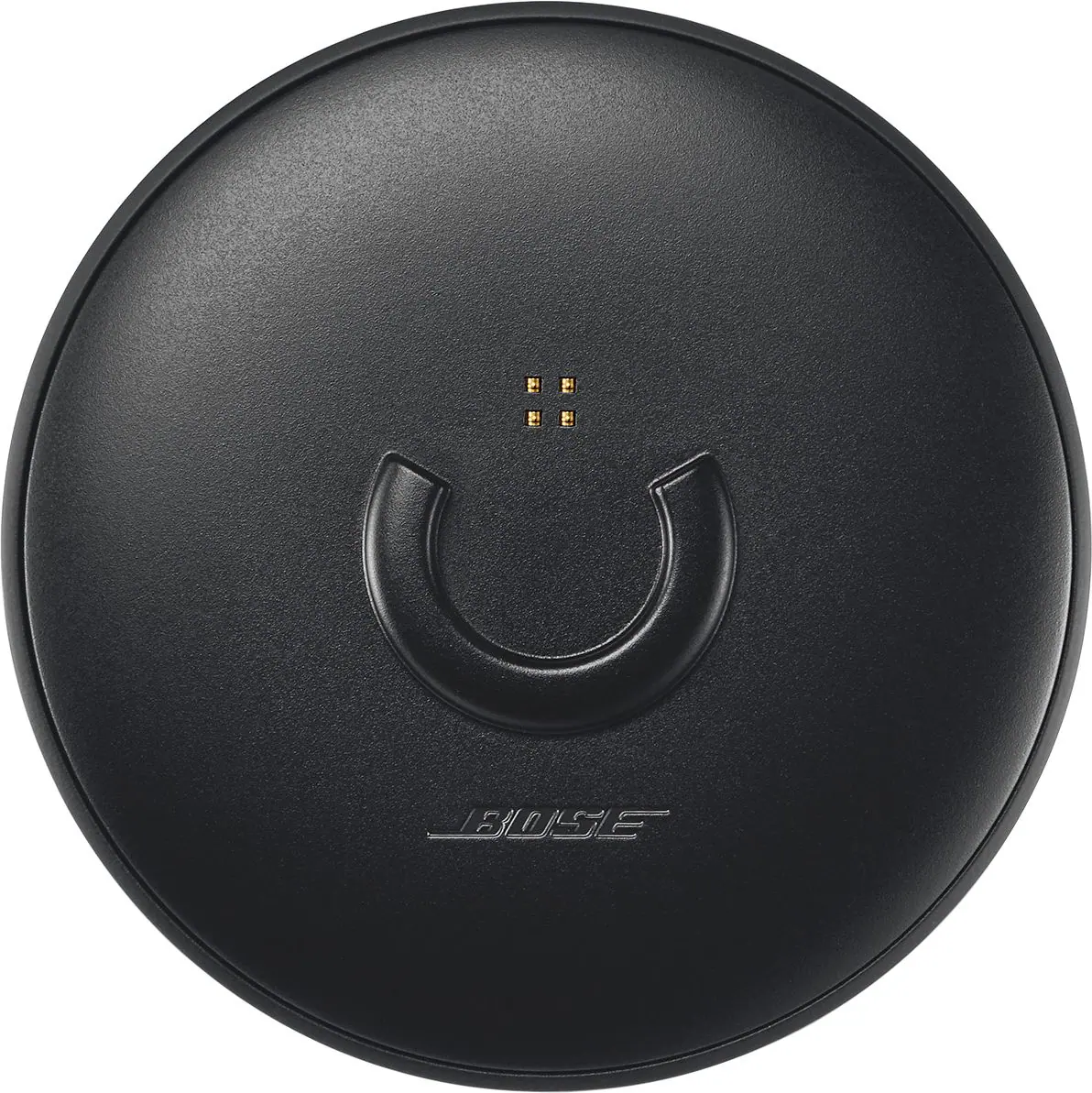 Front. Bose - SoundLink Revolve Portable Speaker Charging Dock - Black.