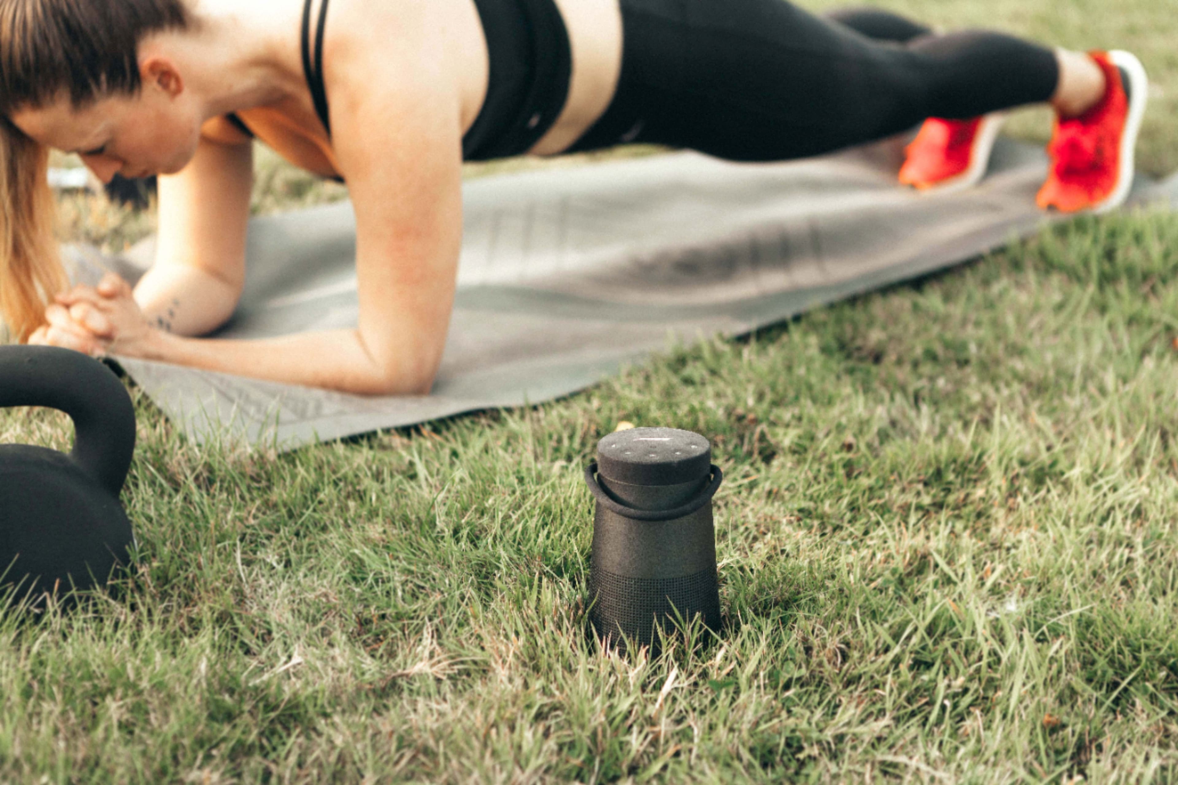 Alt View 15. Bose - SoundLink Revolve+ Portable Bluetooth speaker - Triple Black.