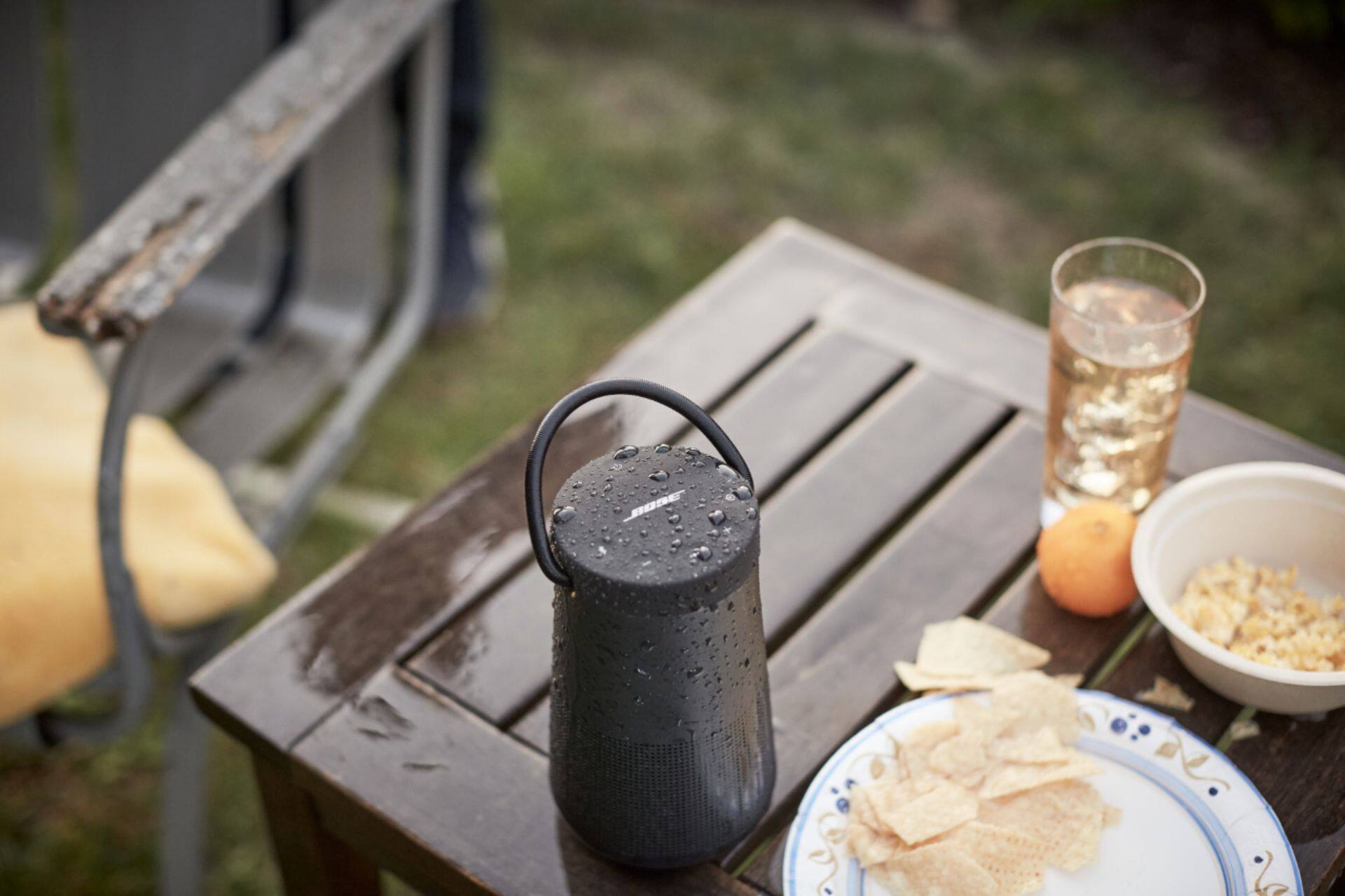 Alt View 19. Bose - SoundLink Revolve+ Portable Bluetooth speaker - Triple Black.