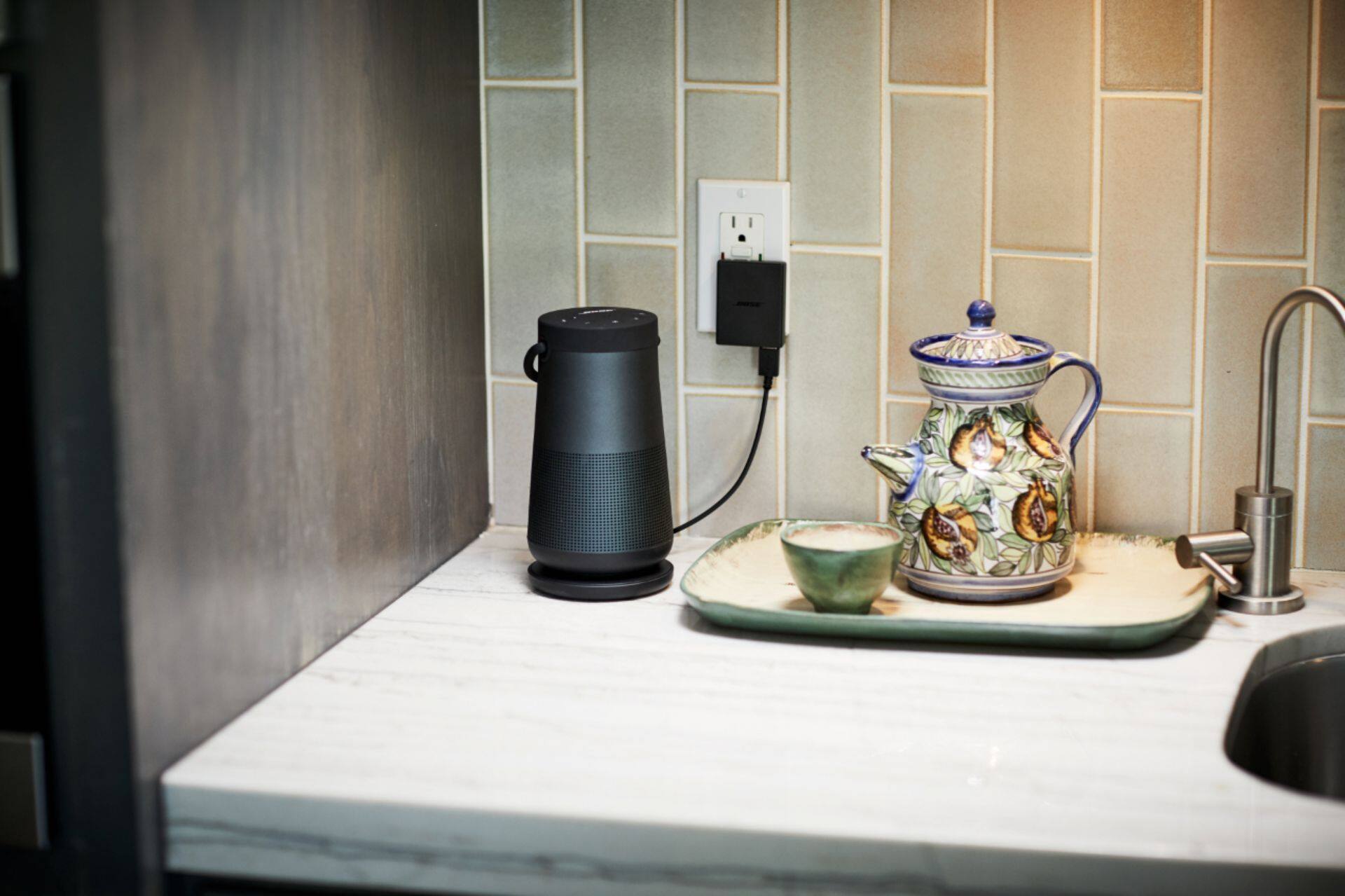 Alt View 20. Bose - SoundLink Revolve+ Portable Bluetooth speaker - Triple Black.