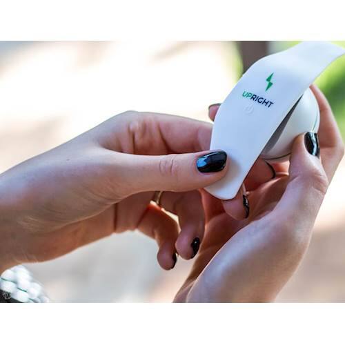 Best Buy Upright Smart Wearable Posture Trainer White URB02WIN