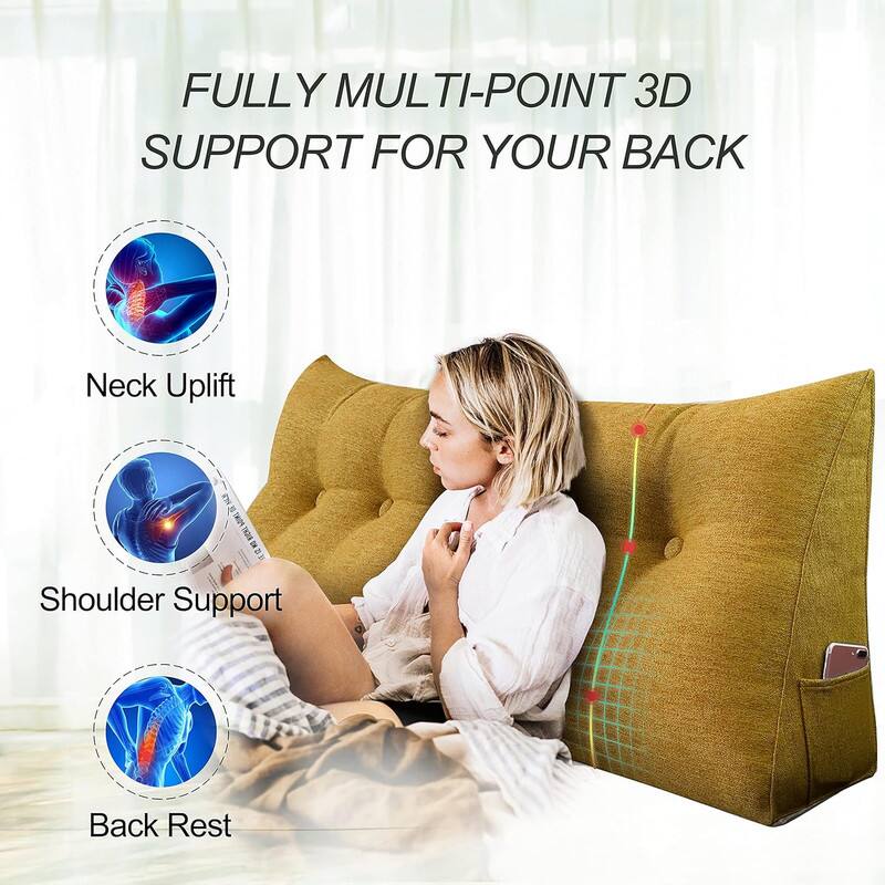 FULLY MULTI-POINT 3D SUPPORT FOR YOUR BACK

- Neck Uplift
- Shoulder Support
- Back Rest