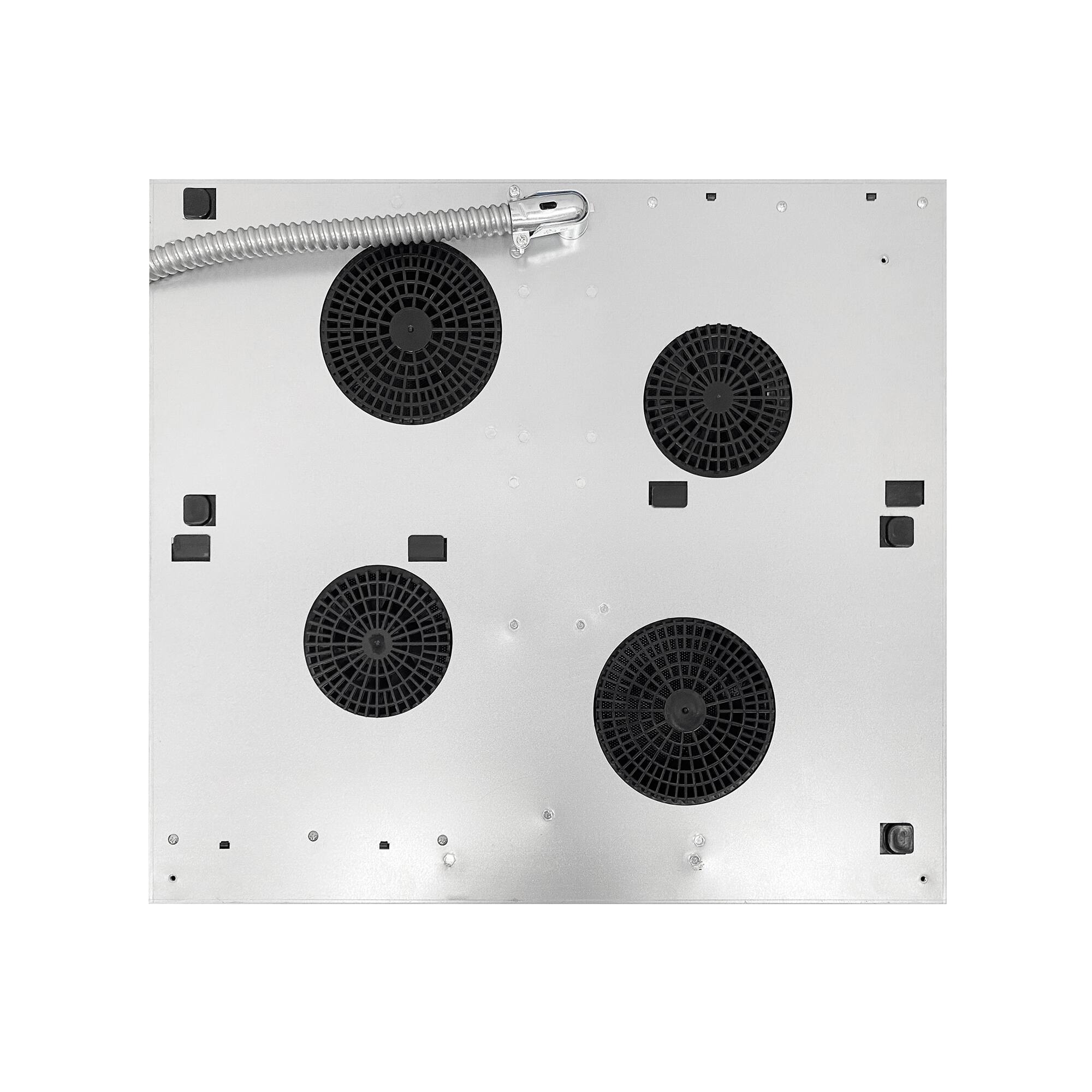 Alt View 9. Equator - Equator ED 24" Built-In/Freestanding | 4 Burner Induction Electric Cooktop Touch Control | Auto Power Sharing 220V - Black.