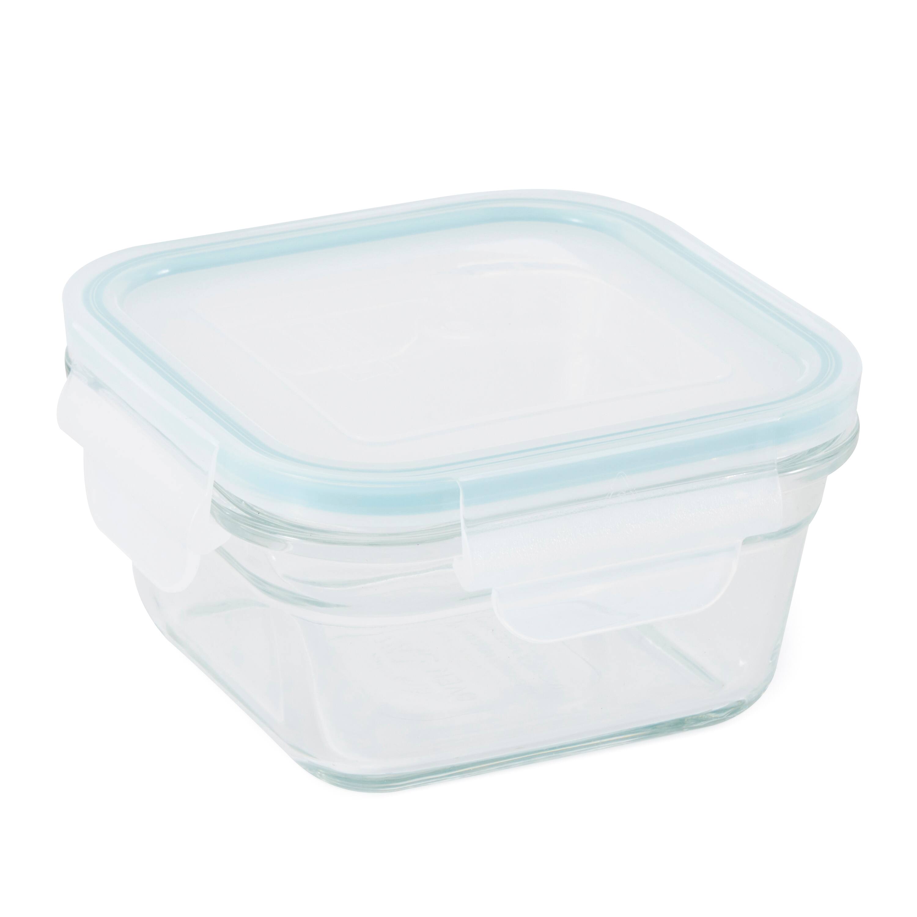 Alt View 5. Glasslock - Glasslock Oven and Microwave Safe Glass Food Storage Containers 14 Piece Set - Clear.