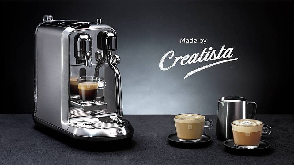 Breville Creatista Plus Espresso Machine with 19 bars of pressure