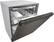 Alt View 15. LG - 24" Top Control Smart Wi-Fi Enabled Dishwasher with QuadWash and Stainless Steel Tub - Black Stainless Steel.