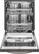 Alt View 12. LG - 24" Top Control Smart Wi-Fi Enabled Dishwasher with QuadWash and Steel Tub with Light - Black Stainless Steel.
