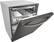 Alt View 15. LG - 24" Top Control Smart Wi-Fi Enabled Dishwasher with QuadWash and Steel Tub with Light - Black Stainless Steel.