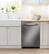 Alt View 17. LG - 24" Top Control Smart Wi-Fi Enabled Dishwasher with QuadWash and Steel Tub with Light - Black Stainless Steel.