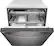 Alt View 1. LG - 24" Top Control Smart Wi-Fi Enabled Dishwasher with QuadWash and Steel Tub with Light - Black Stainless Steel.