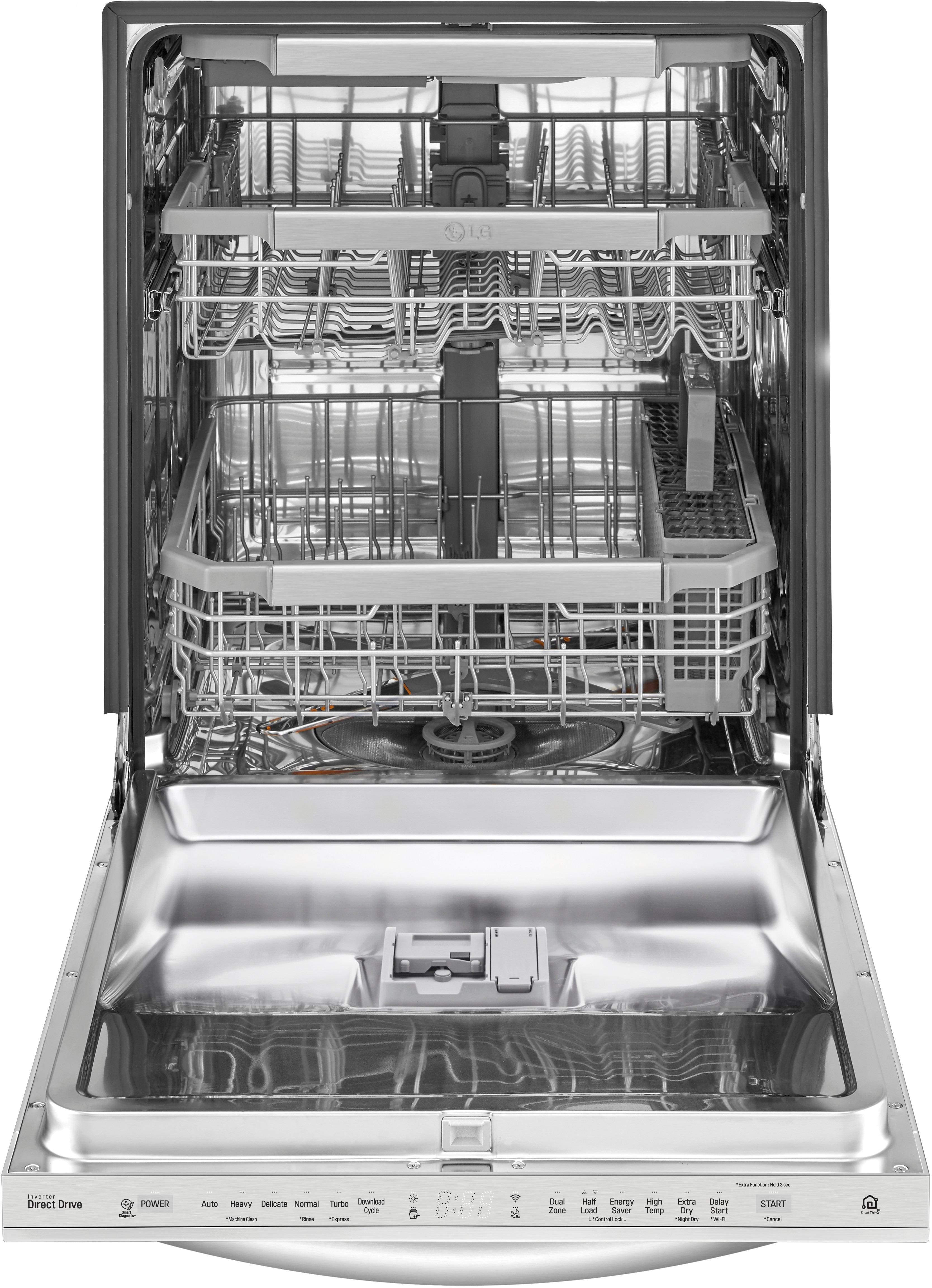 Best Buy: LG 24" Top Control Smart Wi-Fi Enabled Dishwasher With ...