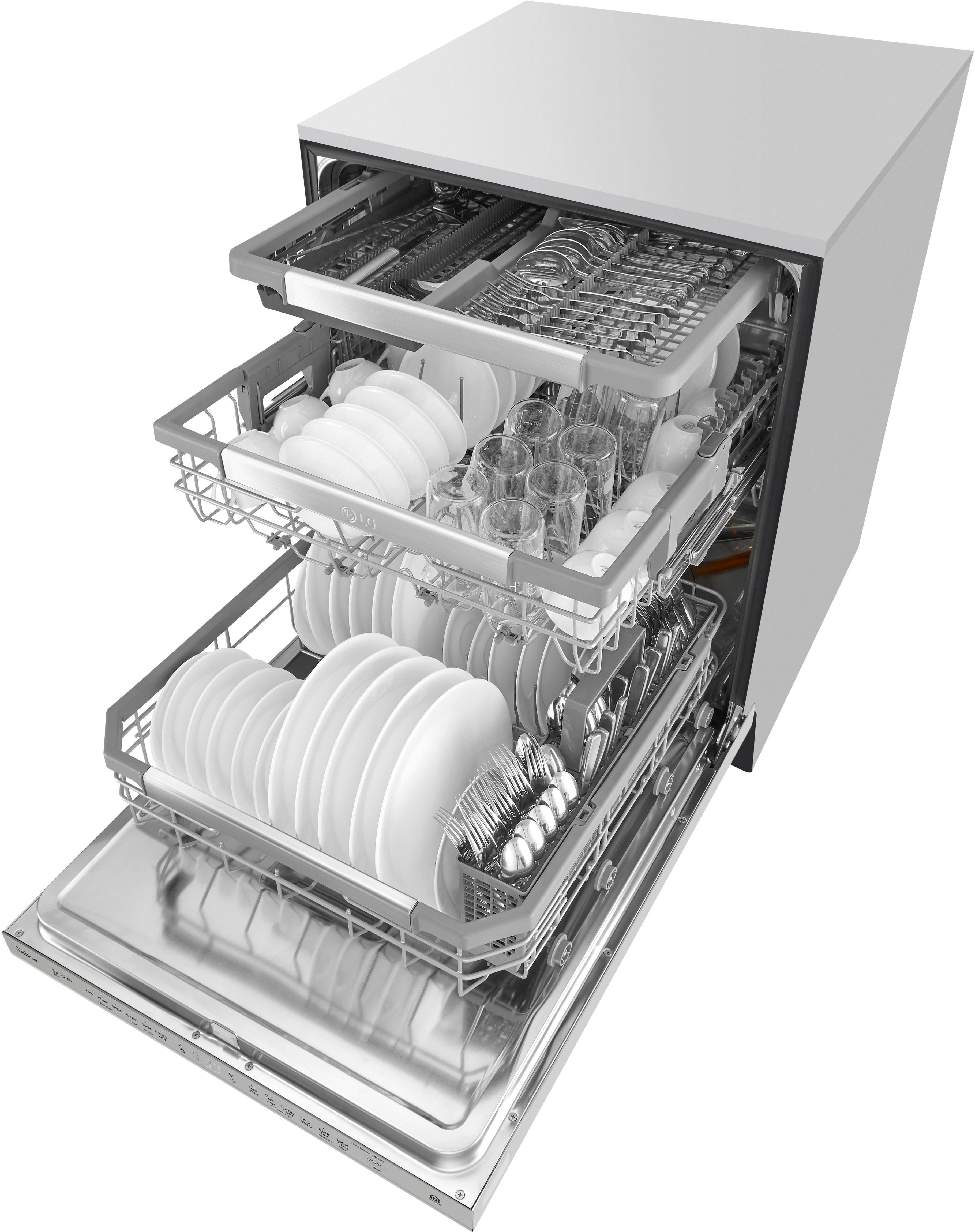 Best Buy LG 24" Top Control Smart WiFi Enabled Dishwasher with