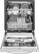 Alt View 13. LG - 24" Top Control Smart Wi-Fi Enabled Dishwasher with QuadWash and Steel Tub with Light - Stainless Steel.