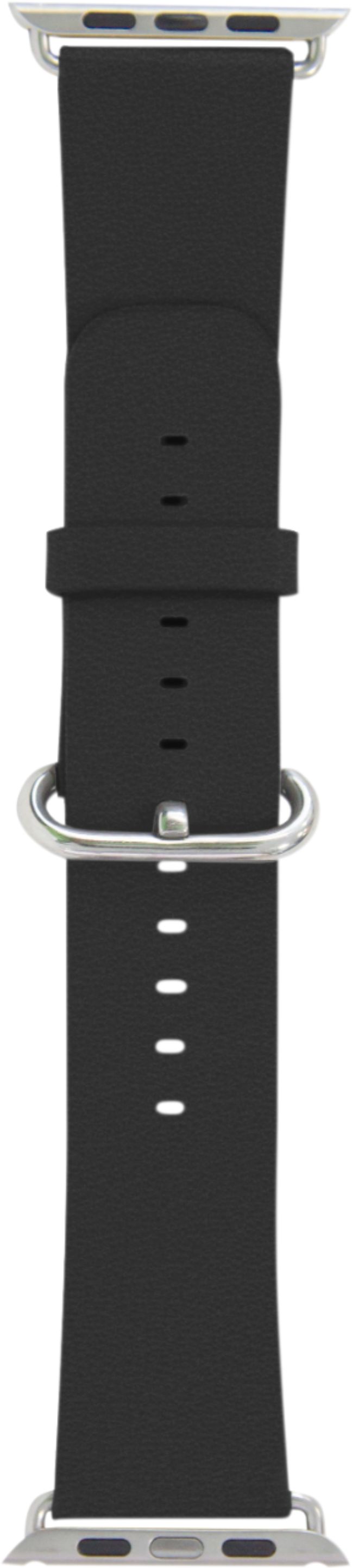Best Buy: Trident Leather Watch Strap for Apple Watch 42mm Black YBWB4BK