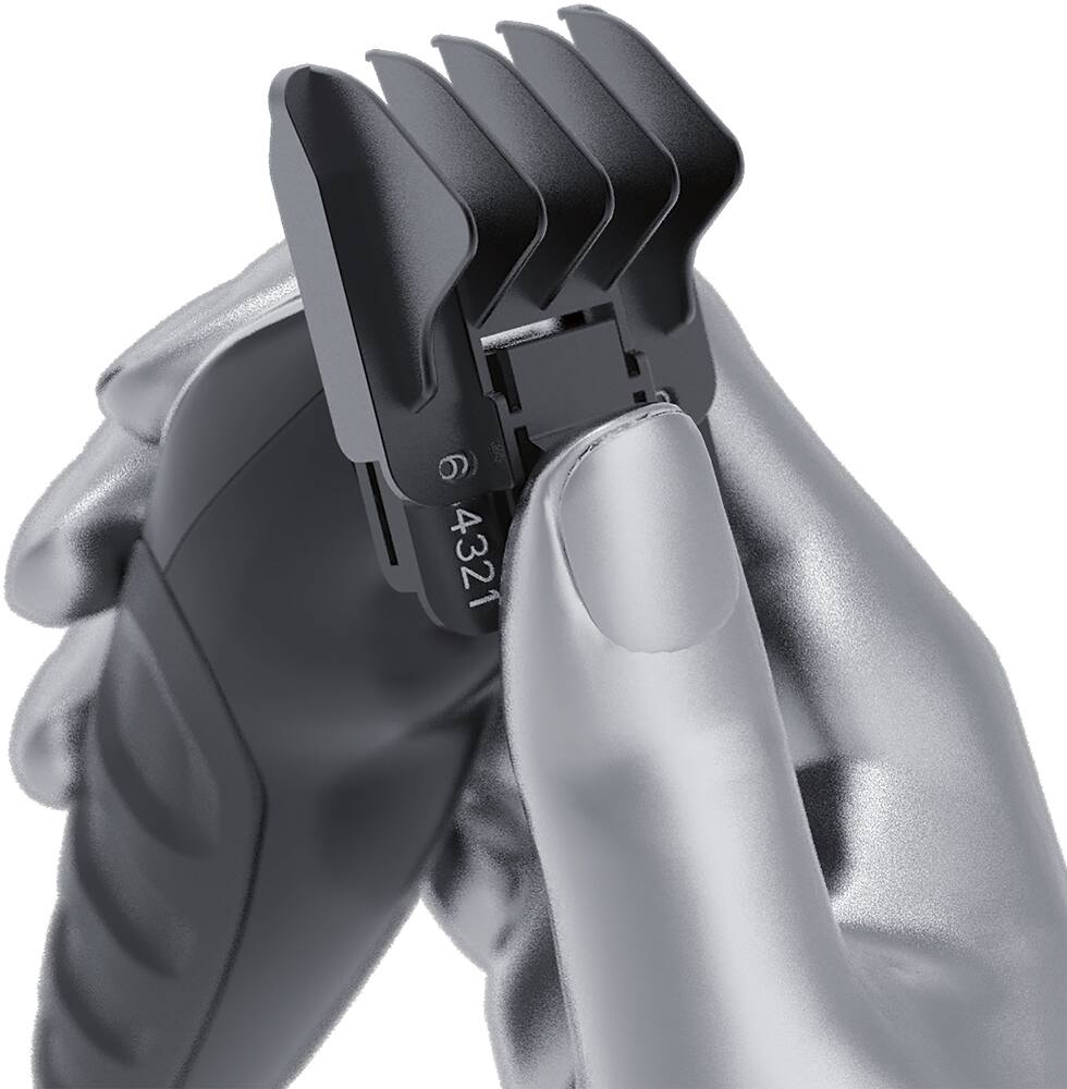 Alt View 16. Wahl - Lithium Ion Rechargeable Trimmer - Black/silver.