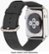 Alt View 12. Trident - Leather Watch Strap for Apple Watch 38mm - Black.