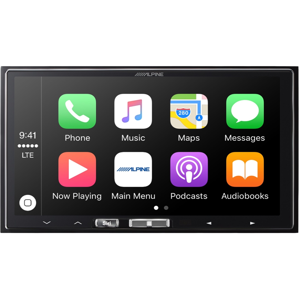 Alpine 7" CarPlay™ Built-in Bluetooth In-Dash Receiver Black ILX-107 - Best Buy