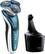 Left. Philips Norelco - 7500 Wet/Dry Electric Shaver - Ceramic white/Ocean blue.