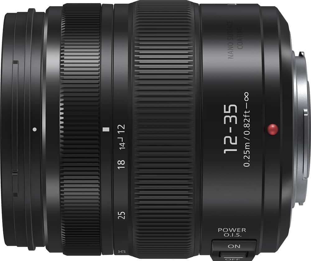 Alt View 12. Panasonic - LUMIX G 12-35mm f/2.8 II ASPH. Wide Zoom Lens for Mirrorless Micro Four Thirds Compatible Cameras - H-HSA12035 - Black.