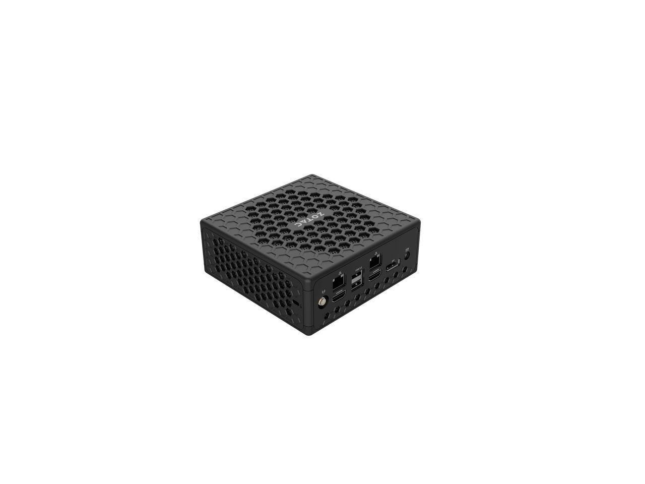 Alt View 4. ZOTAC - ZOTAC ZBOX CI337 NANO Fanless Mini PC, Intel N100, UHD Graphics, HDMI/DP, Barebones (No RAM/SSD/OS).