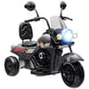 Front. Qaba - Electric Motorcycle for Kids, 3 Wheel 6V Battery Chopper Motorbike, Ride on with Headlights, Music, Fwd&Reverse for 3-6.