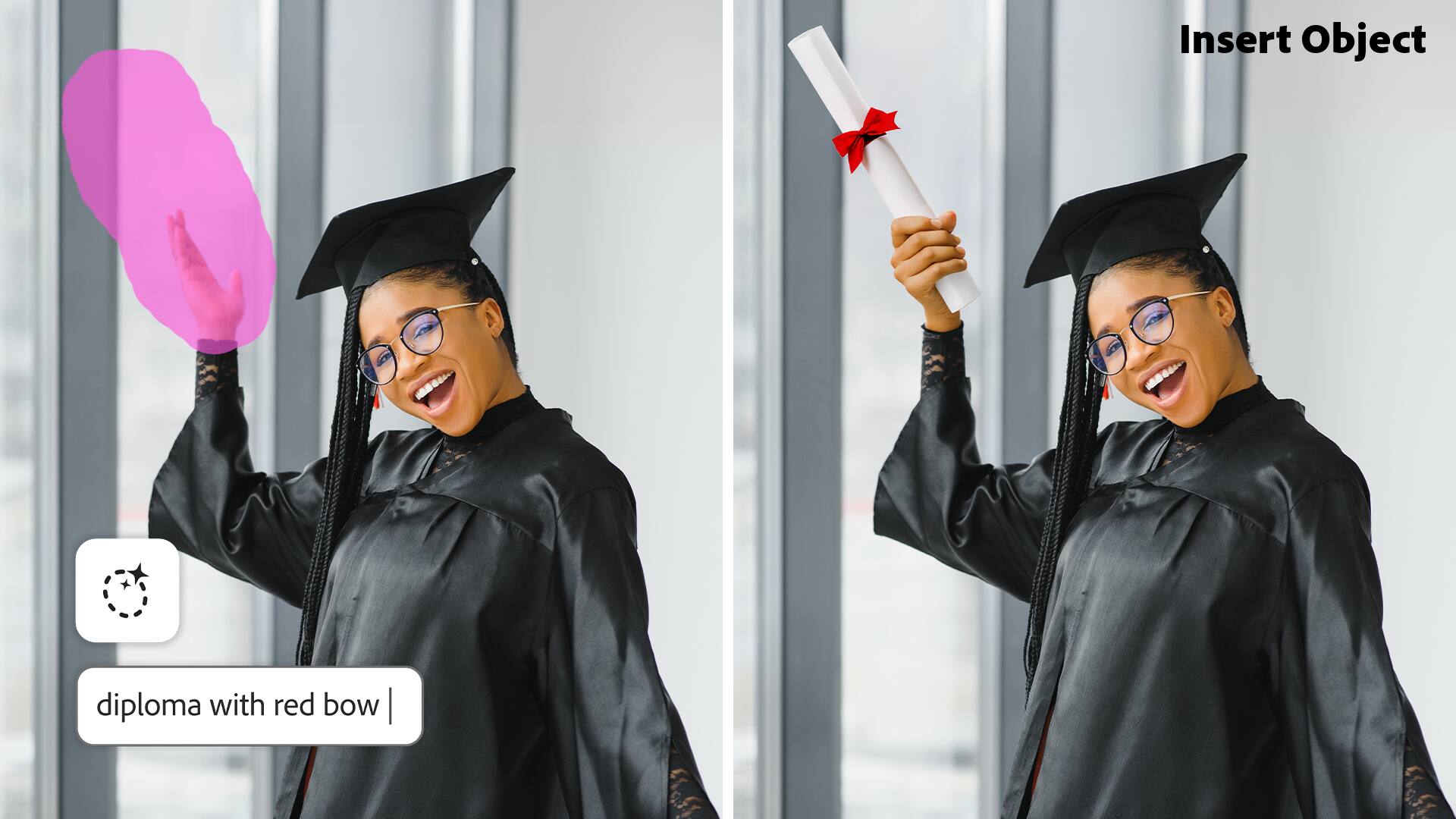 Insert Object  
diploma with red bow