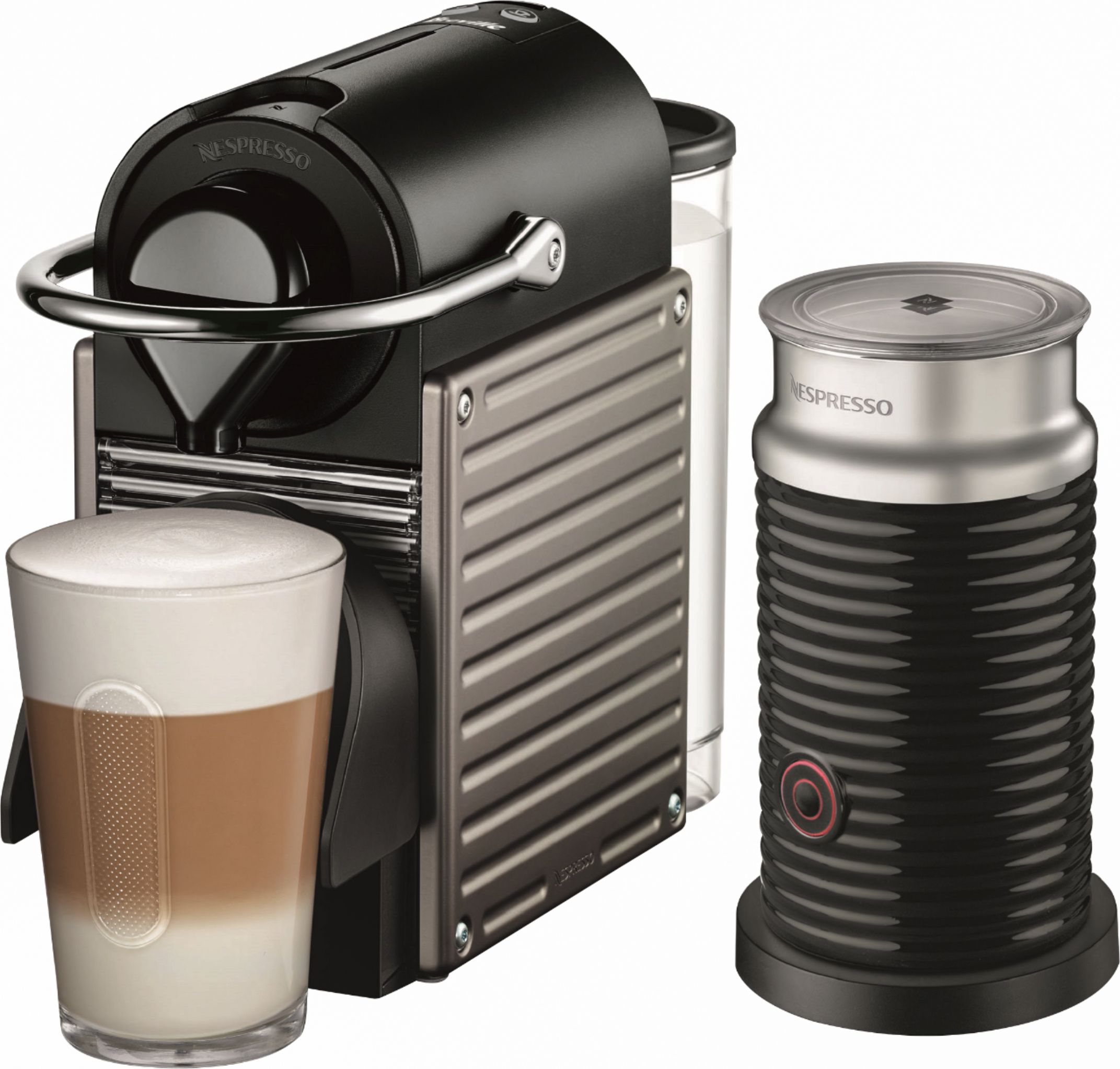 Best Buy: Nespresso Breville Pixie Espresso Machine with Aeroccino