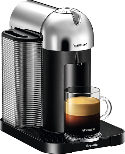 Nespresso - Vertuo Coffee Maker and Espresso Machine - Chrome was $199.99 now $139.99 (30.0% off)