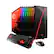 Left. iBUYPOWER - Desktop - Intel Core i7 - 16GB Memory - NVIDIA GeForce GTX 1060 - 120GB Solid State Drive + 1TB Hard Drive - Black/Red.