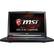 Front. MSI - 17.3" 4K Ultra HD Laptop - Intel Core i7-7820HK - 16GB Memory - NVIDIA GeForce GTX 1080 - 1TB HDD + 256GB SSD - Aluminum black.