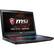 Left. MSI - 17.3" Laptop - Intel Core i7 - 16GB Memory - NVIDIA GeForce GTX 1070 - 1TB Hard Drive + 256GB Solid State Drive - Aluminum black.