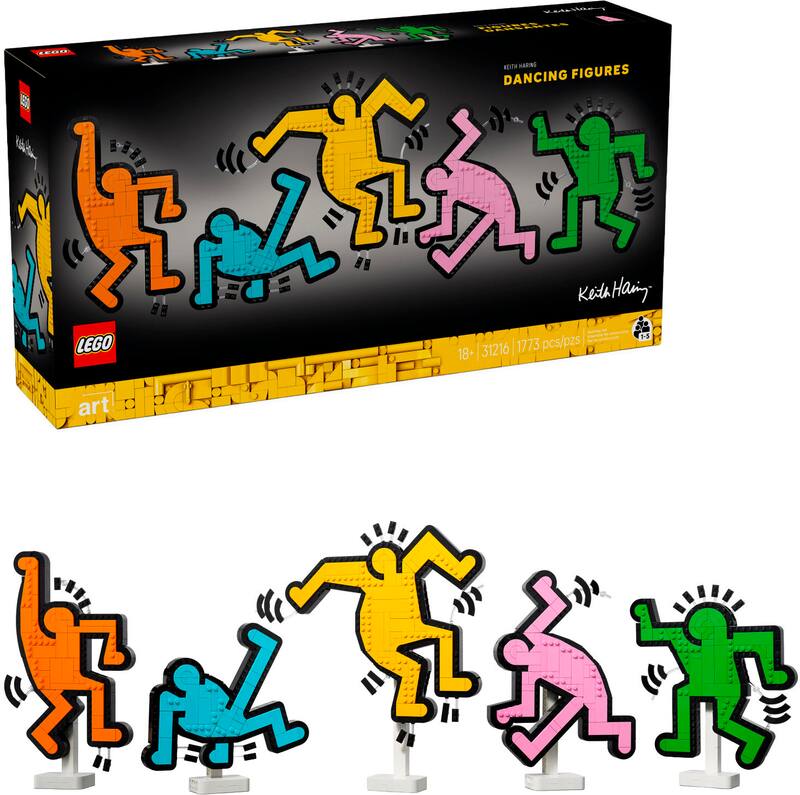 LEGO - Art Keith Haring – Dancing Figures Building Set 31216