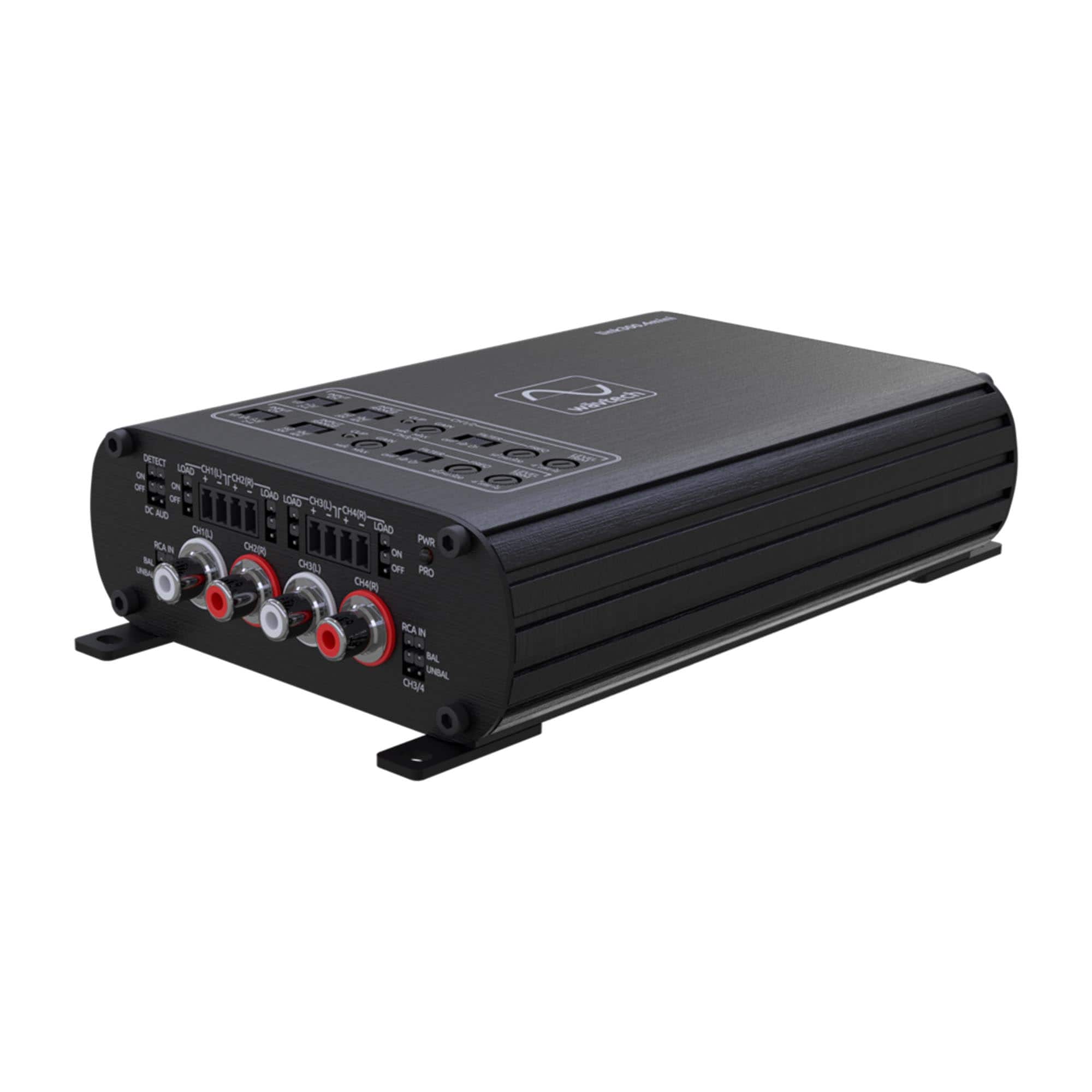 Wavtech - link300.4mini - 300 Watt 4-Channel Amplifier - Black/Gray