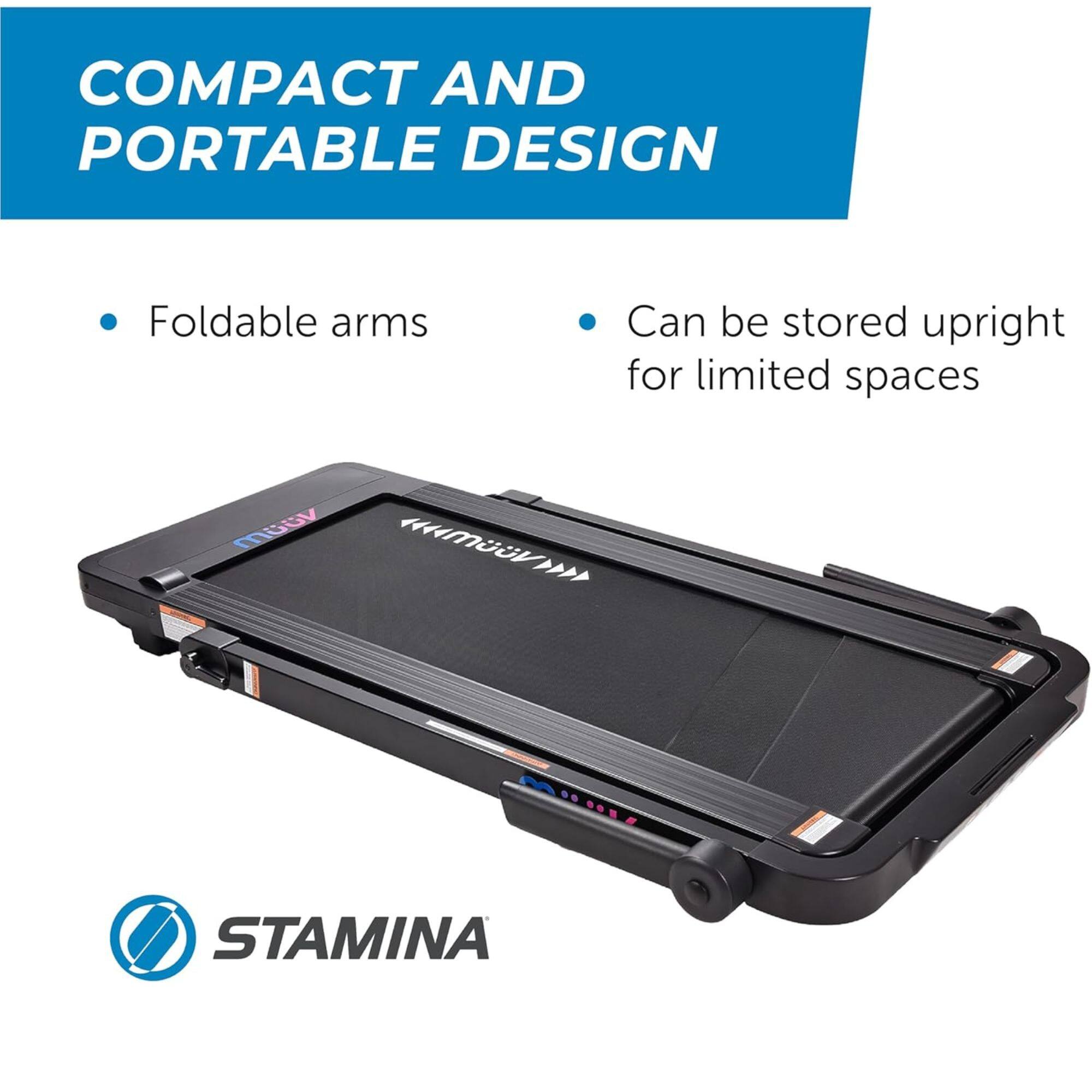 COMPACT AND PORTABLE DESIGN

- Foldable arms
- Can be stored upright for limited spaces

STAMINA