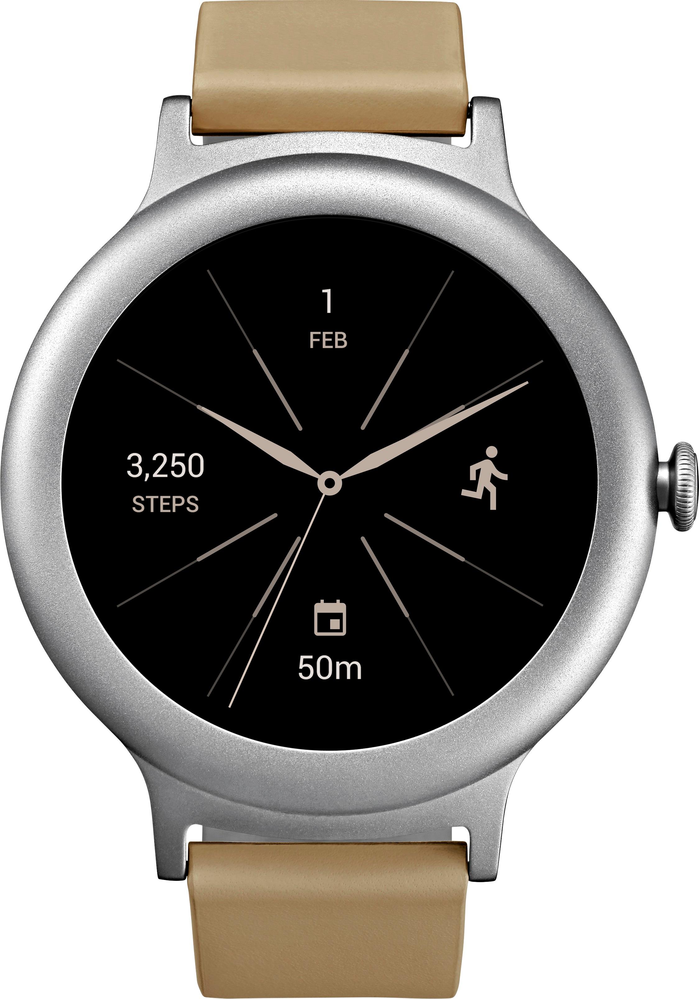 Terughoudendheid Halve cirkel Verfrissend Best Buy: LG Watch Style Smartwatch 42.3mm Stainless Steel Silver  LGW270Z.AUSASV
