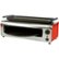 Left Zoom. Ronco - Pizza & More™ Pizza Oven - Red and Stainless Steel.