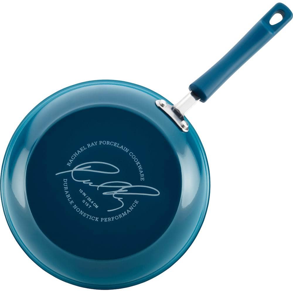 Alt View 13. Rachael Ray - 14-Piece Cookware Set - Marine Blue.