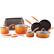 Alt View 12. Rachael Ray - 14-Piece Cookware Set - Orange.
