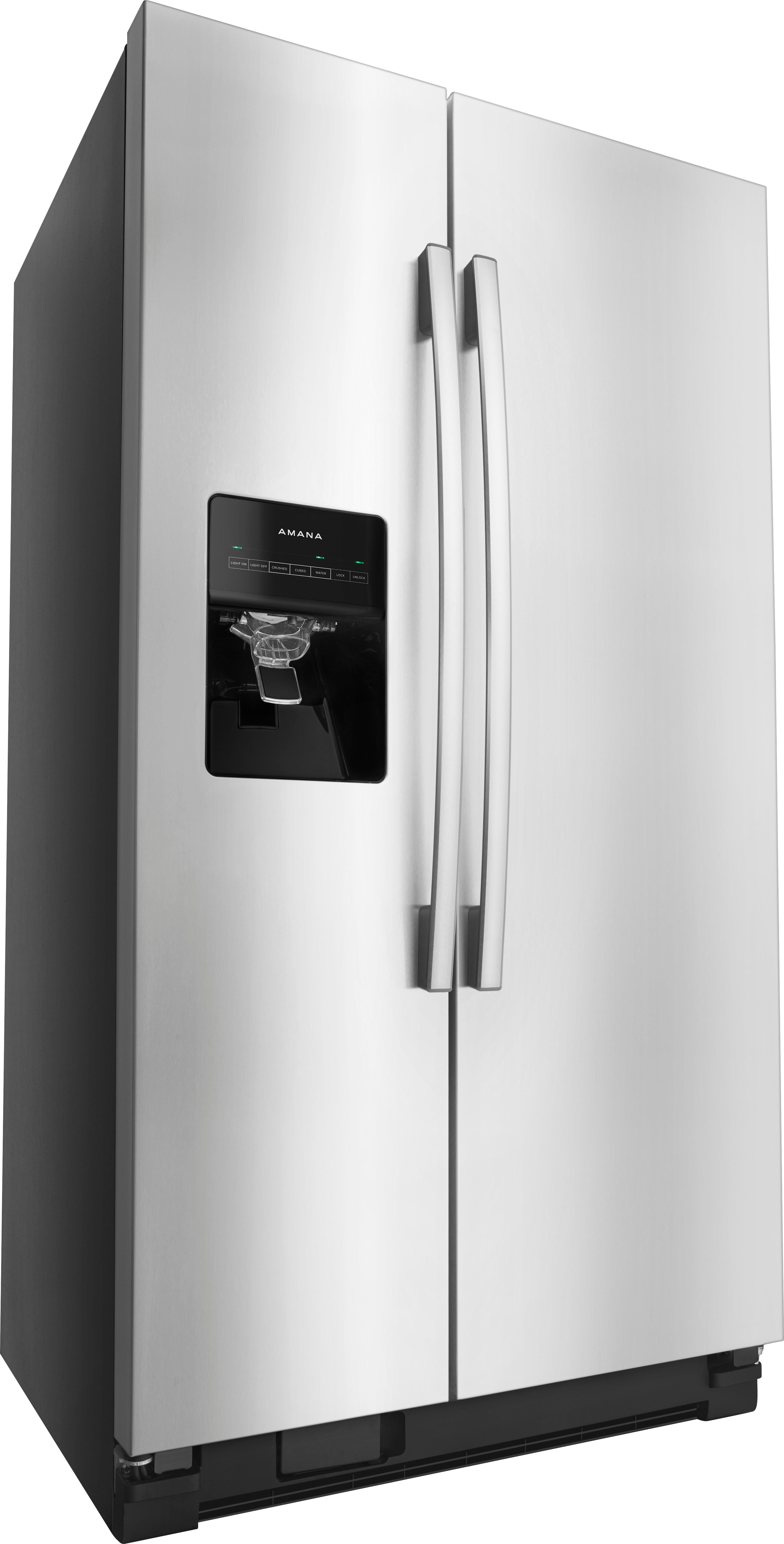 Questions and Answers: Amana 24.5 Cu. Ft. Side-by-Side Refrigerator ...