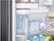 Alt View 15. Samsung - 22.6 cu. ft. 4-Door Flex French Door Counter Depth Refrigerator with FlexZone Drawer - Black Stainless Steel.