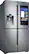Angle. Samsung - Family Hub 2.0 28.0 Cu. Ft. 4-Door Flex French Door Refrigerator with Apps - Stainless steel.