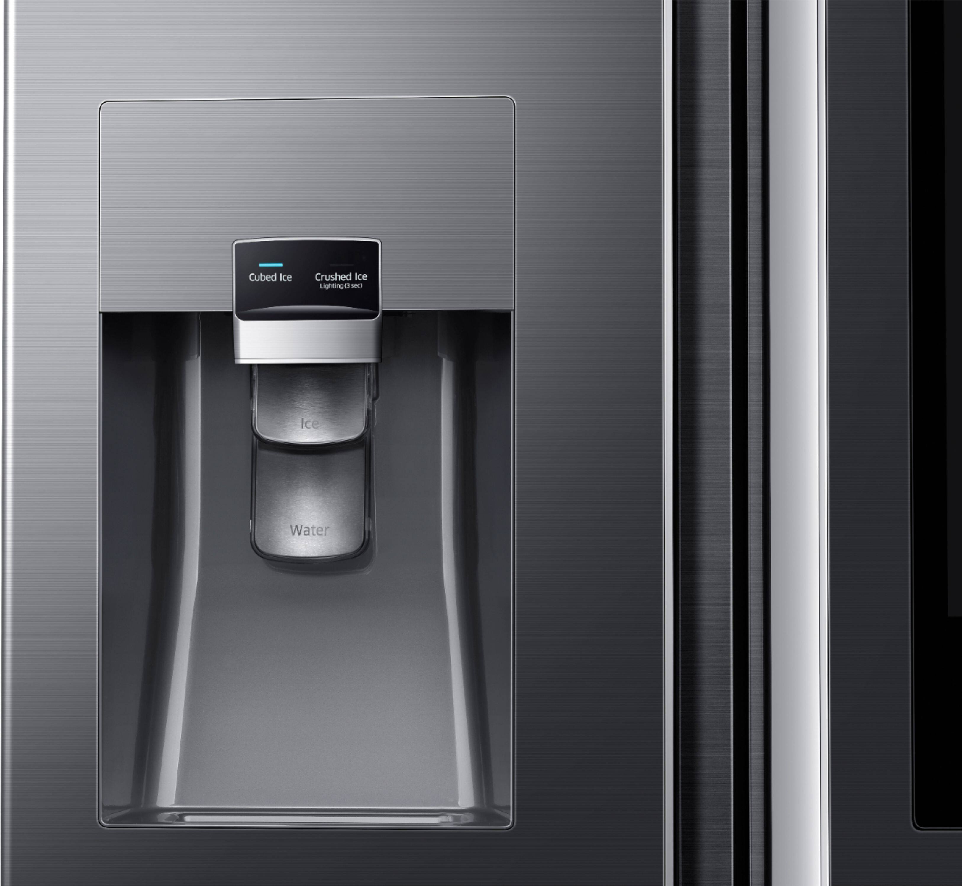 Alt View 17. Samsung - Family Hub 2.0 22.0 Cu. Ft. 4-Door Flex French Door Counter-Depth Refrigerator.