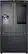 Alt View 11. Samsung - Family Hub 24.2 Cu. Ft. 3-Door French Door Fingerprint Resistant Refrigerator - Black stainless steel.