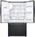 Alt View 2. Samsung - Family Hub 24.2 Cu. Ft. 3-Door French Door Fingerprint Resistant Refrigerator - Black stainless steel.