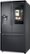 Left Zoom. Samsung - Family Hub 24.2 Cu. Ft. 3-Door French Door  Fingerprint Resistant Refrigerator - Black Stainless Steel.