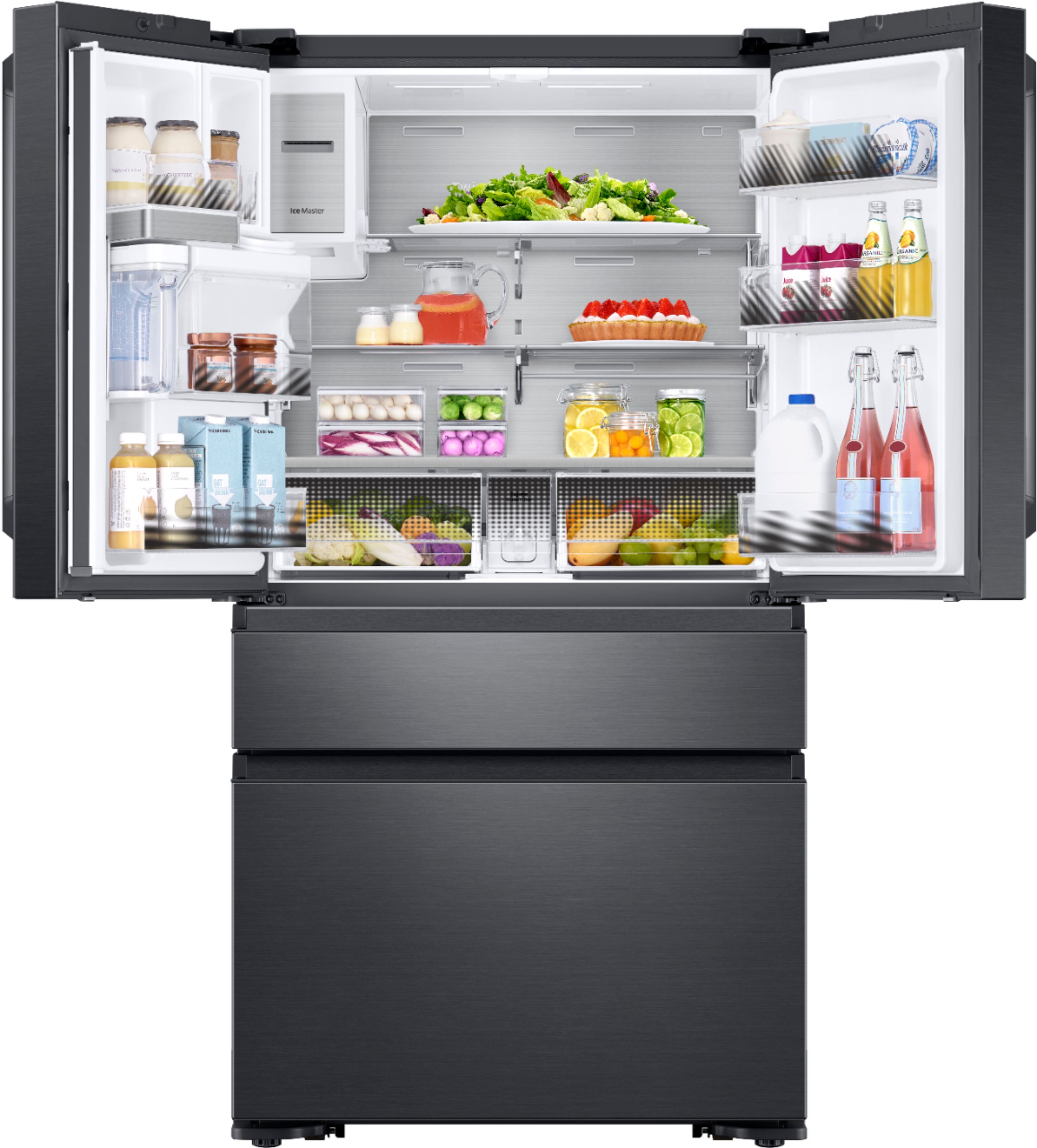 Best Buy: Samsung 22.7 Cu. Ft. 4-Door Flex French Door Counter-Depth ...