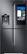 Front. Samsung - Family Hub 2.0 28.0 Cu. Ft. 4-Door Flex French Door Refrigerator with Apps - Fingerprint Resistant Black Stainless Steel.