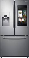 Samsung - Family Hub 24.2 Cu. Ft. 3-Door French Door Refrigerator - Stainless steel - Front_Zoom