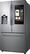 Left. Samsung - Family Hub 24.2 Cu. Ft. 3-Door French Door Refrigerator - Stainless Steel.